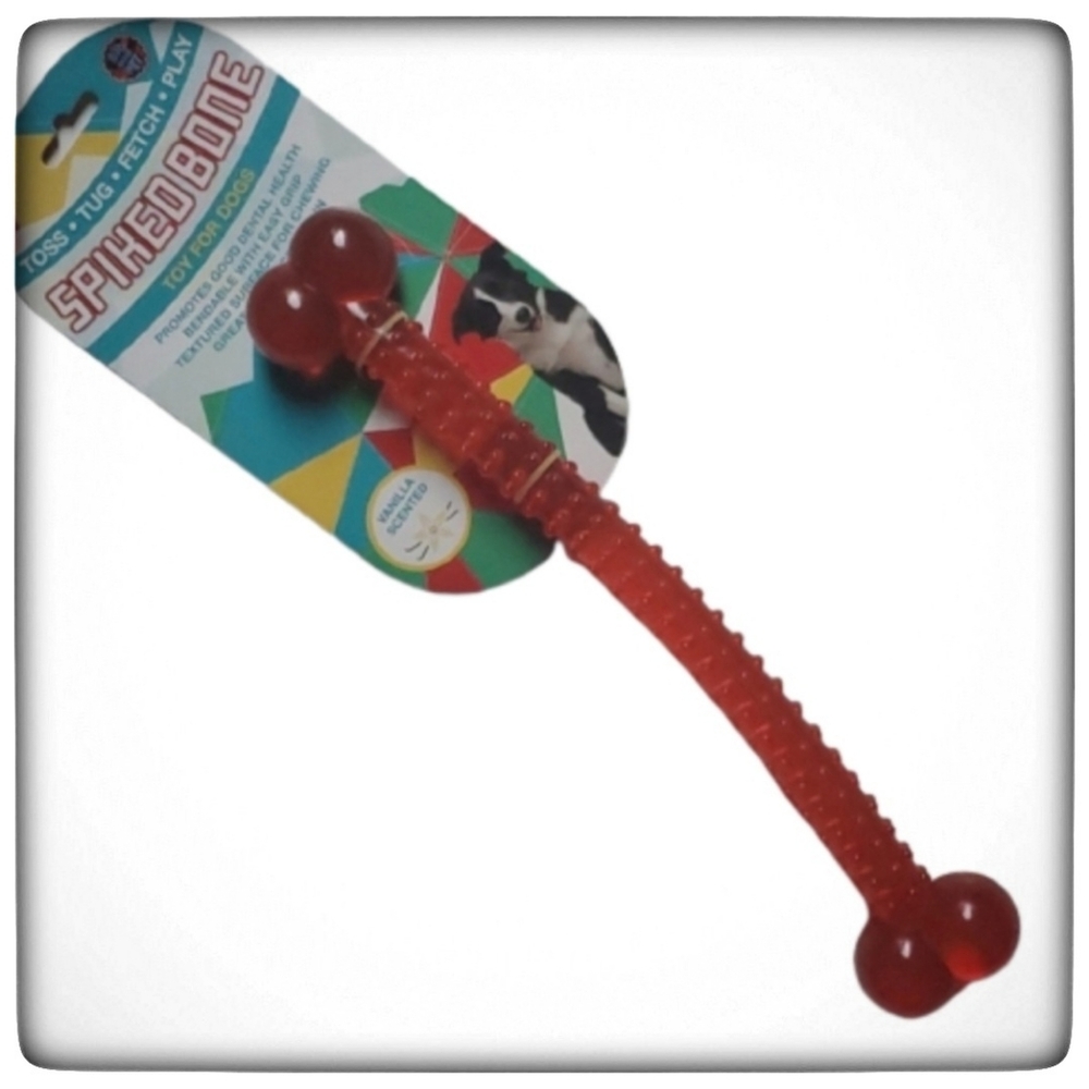 Bow Wow Pet Vanilla Scented Spike Bone Toy